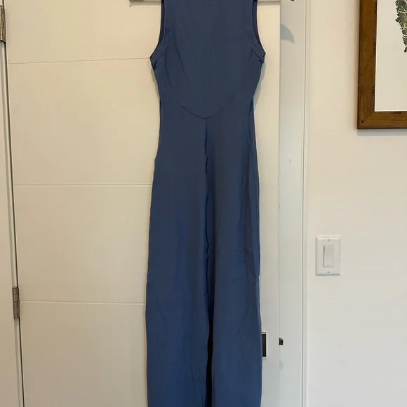 Lululemon Blue Ribbed Midi Dress - Picture 5 of 6